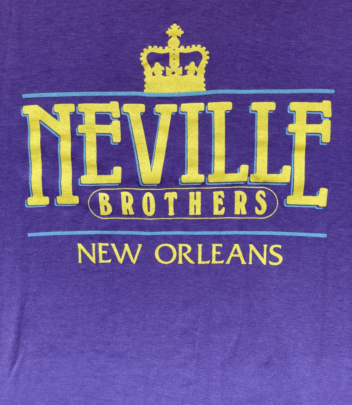 1989 New Orleans Mardi Gras Purple Shirt | Men's 50/50 L Short Sleeve T-Shirt | Purple