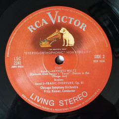 Pyotr Ilyich Tchaikovsky / Felix Mendelssohn-Barth 1812 Overture / Fingal's Cave Overture / Mephisto Waltz / Tragic Overture Analogue Productions, RCA Victor LP, Album, Ltd, Num, RE, RM, 200 Mint (M) Mint (M)