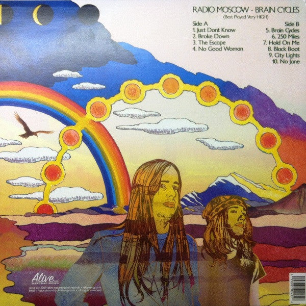Radio Moscow (2) Brain Cycles Alive Records LP, Album Mint (M) Mint (M)