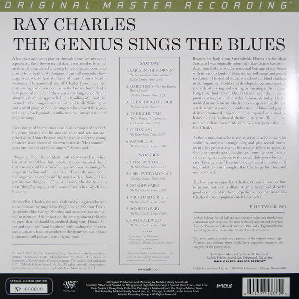 The Genius Sings The Blues | Mint (M) Mint (M) - BLUES *MF*
