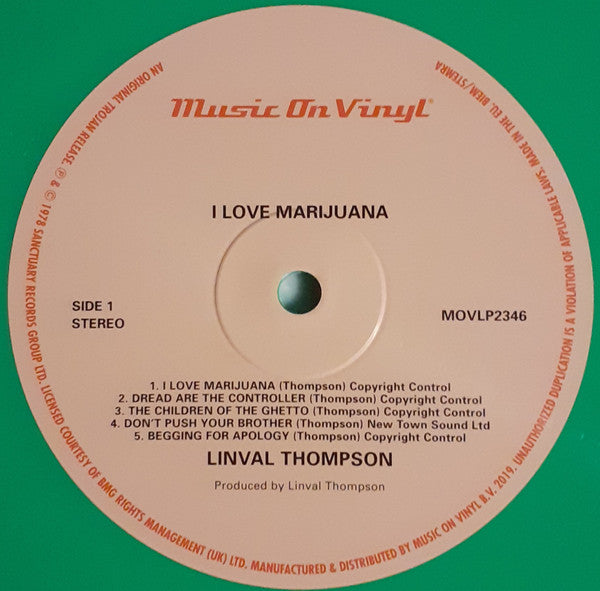 I Love Marijuana | Mint (M) Mint (M)