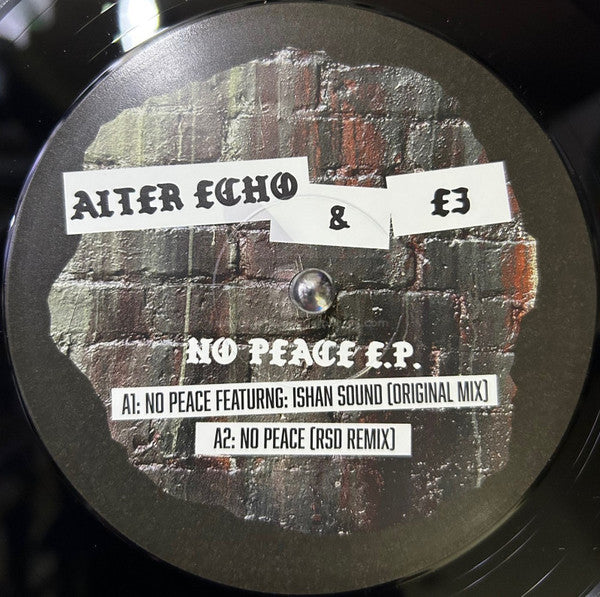 Alter Echo - No Peace EP (VINYL) | Mint (M) Mint (M) - REGGAE/DUB *NEW*
