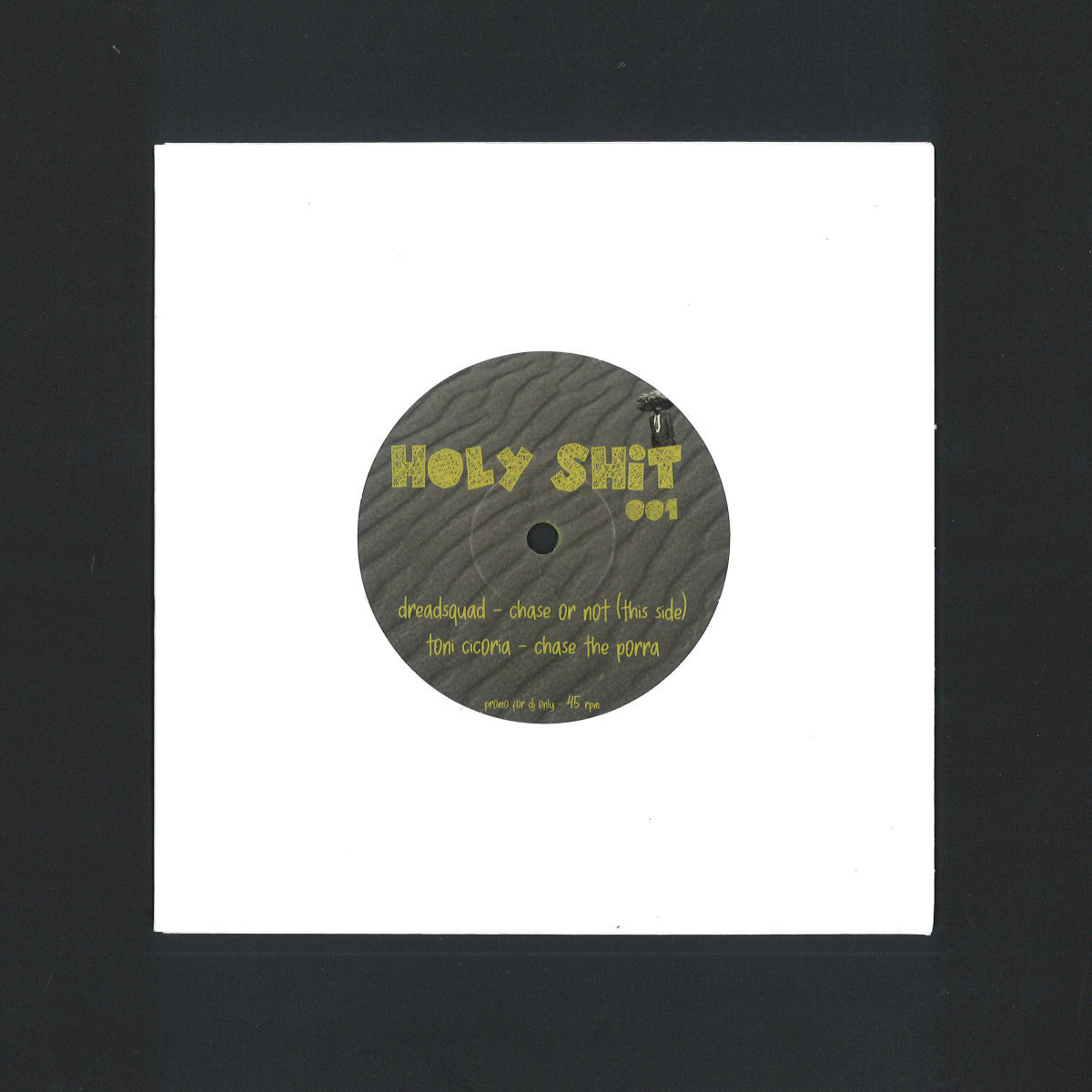 Dreadsquad & Tony Cicoria - Chase Or Not / Chase The Porra (YELLOW VINYL 7" Holy Shit) | NEW - REGGAE *NEW/COLOR* *NEW*