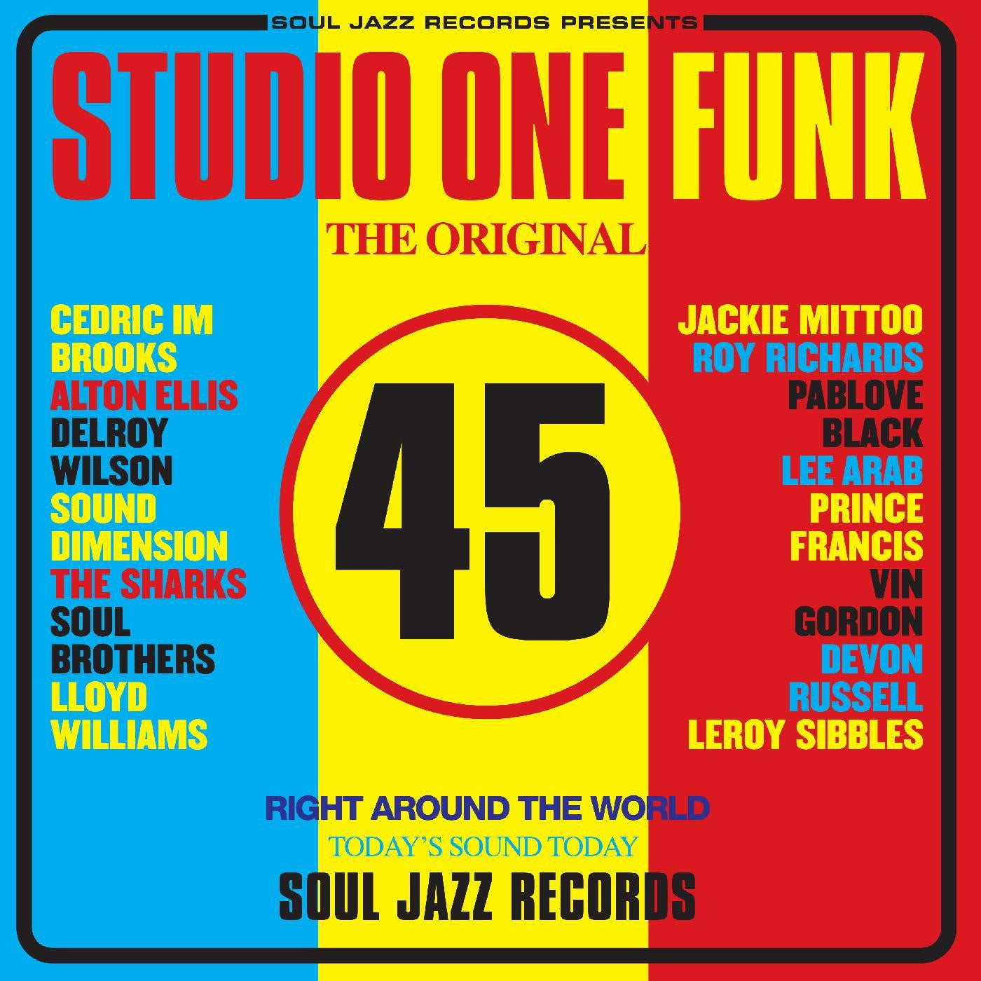 Soul Jazz Records presents - (PRESALE 3/17/23) STUDIO ONE FUNK (LIMITED PRESSED SLIPCASE RED CD) | Mint (M) Mint (M) - REGGAE *NEW/COLOR*