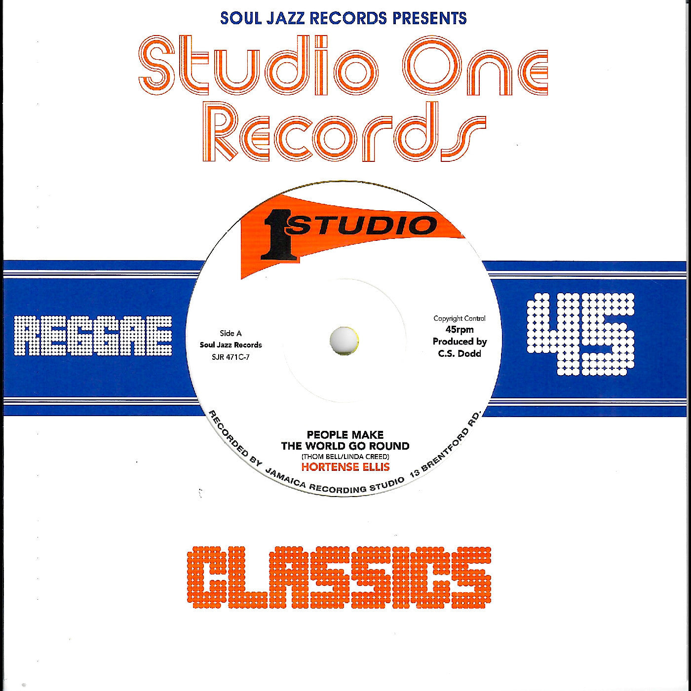 Hortense Ellis - (PRESALE 7/24/26) People Make The World Go Round (YELLOW 7" VINYL) | Mint Mint - REGGAE *NEW/COLOR*