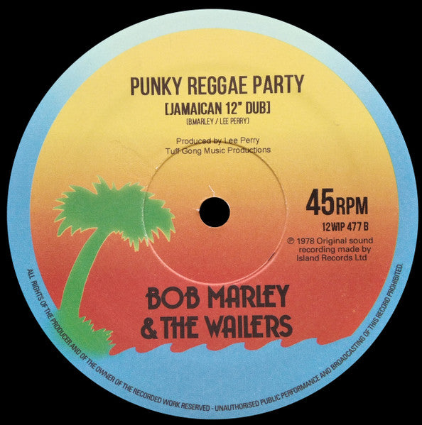 Punky Reggae Party (Jamaican 12" Mix) | Mint (M) Generic - REGGAE *NEW*