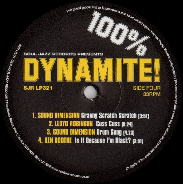 100% Dynamite! (2xVINYL) | Mint (M) Mint (M) - REGGAE *NEW*