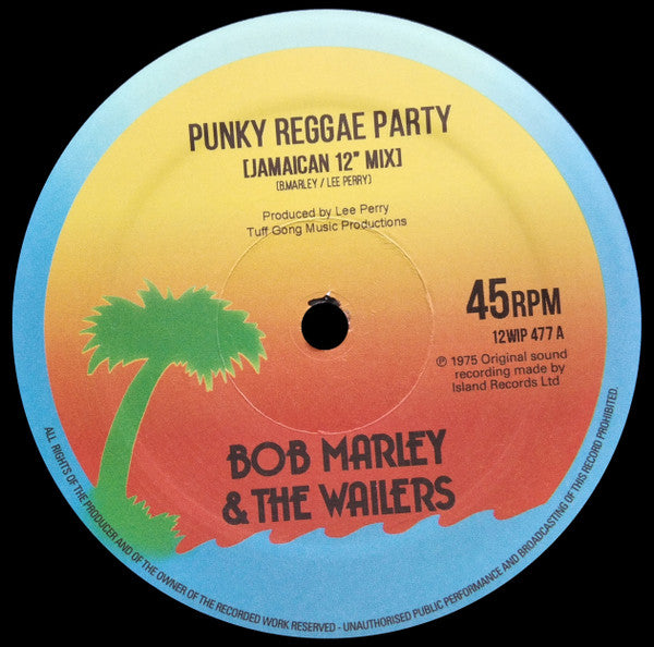 Punky Reggae Party (Jamaican 12" Mix) | Mint (M) Generic - REGGAE *NEW*