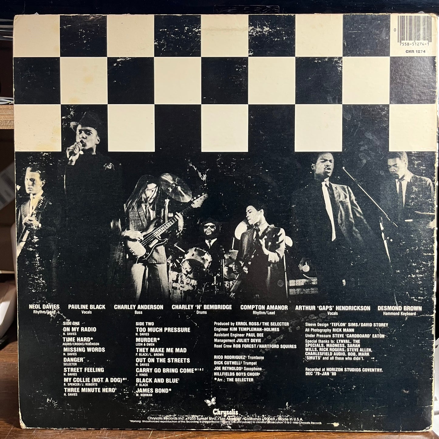 Too Much Pressure (VINYL) | Very Good (VG) Very Good Plus (VG+) - REGGAE/SKA / USED *VERY GOOD*