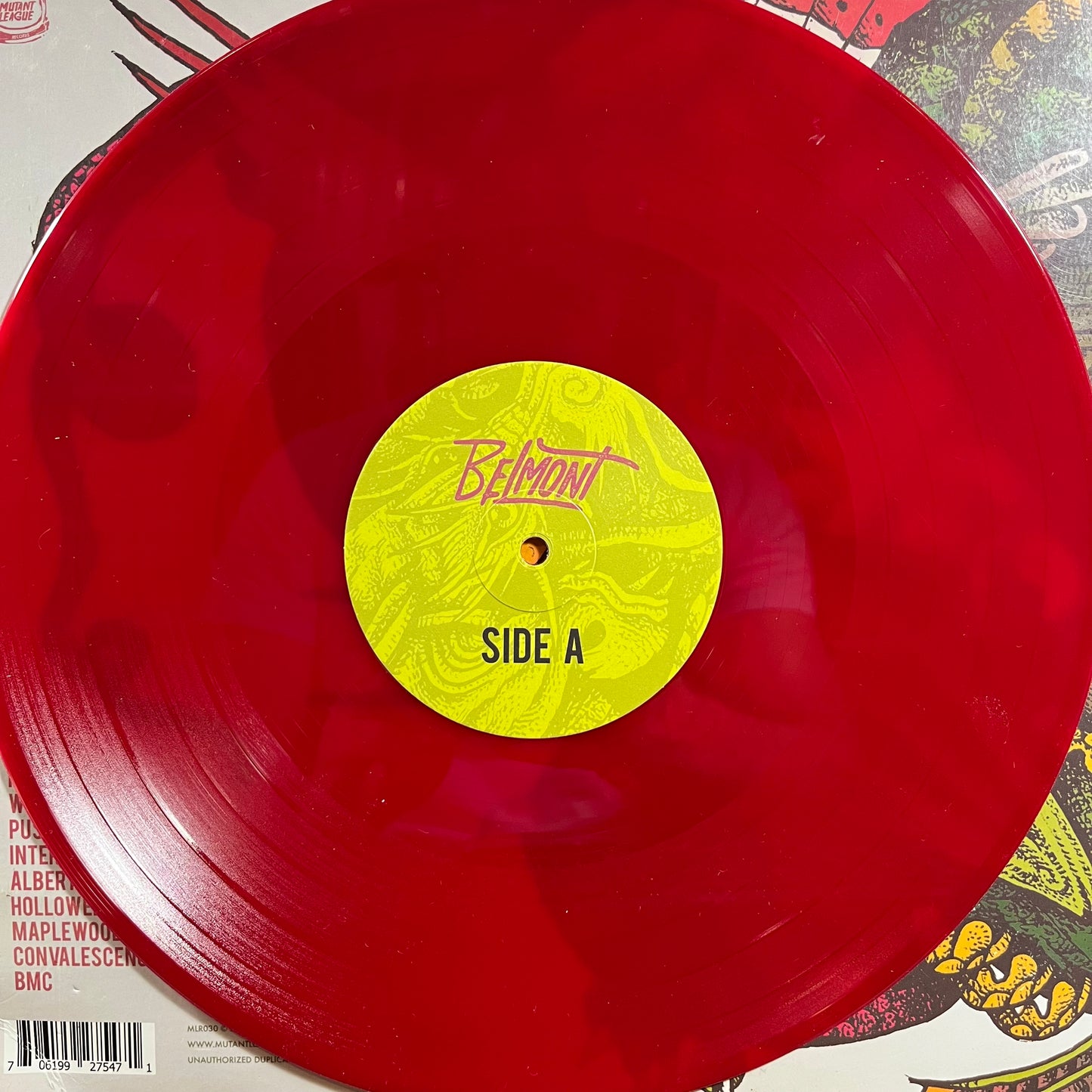 Belmont (SIGNED RED VINYL) | Very Good (VG) Excellent (EX) - REGGAE / USED *VERY GOOD*