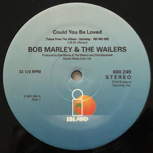 Bob Marley & The Wailers Could You Be Loved 12" Mint (M) Generic
