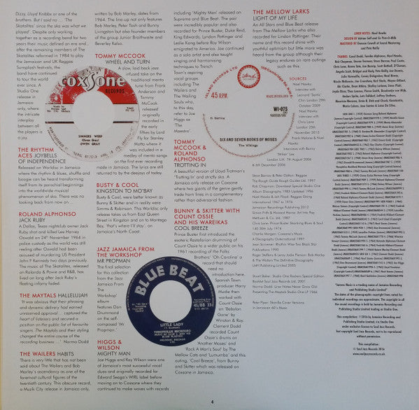 Coxsone's Music 2: The Sound Of Young Jamaica (More Early Cuts From The Vaults Of Studio One 1959-63) | Mint (M) Mint (M)