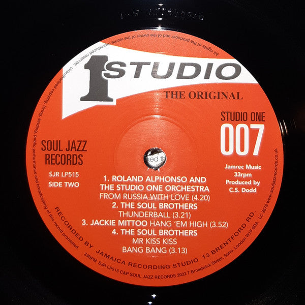 Studio One 007 - Licensed To Ska | Mint (M) Mint (M) - REGGAE