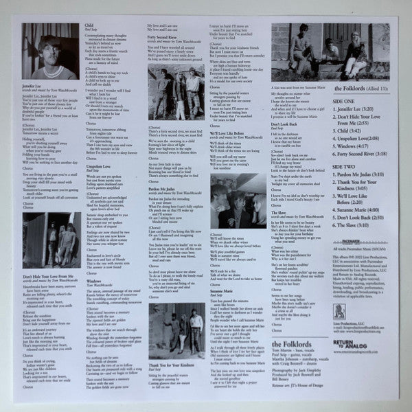 The Folklords - Release The Sunshine | Mint (M) Mint (M) - ROCK/FOLK/PSYCH