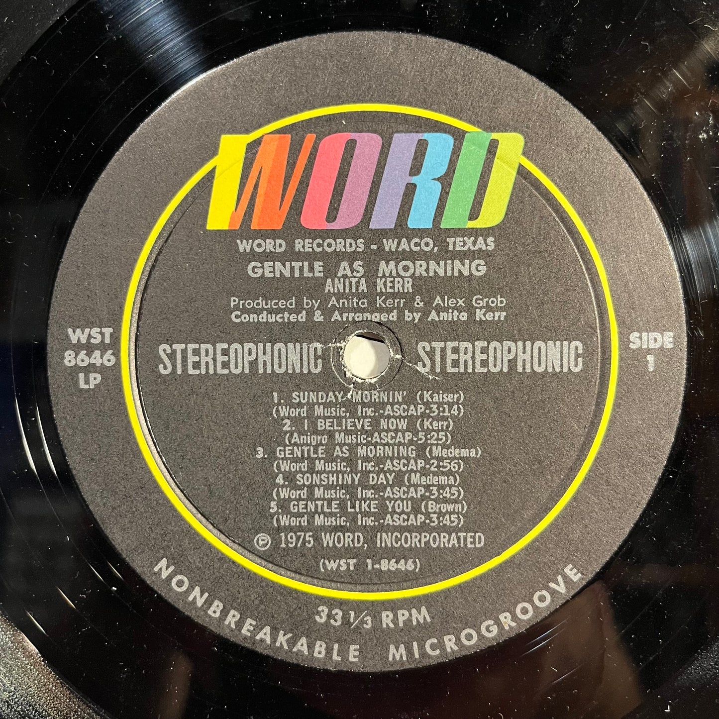 The Anita Kerr Singers - Gentle As Morning | Excellent (EX) Near Mint (NM) - RELIGIOUS / USED *EXCELLENT+*