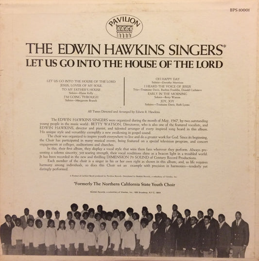 Edwin Hawkins Singers - Let Us Go Into The House Of The Lord (VINYL) | Excellent (EX) Excellent (EX) - RELIGIOUS / USED *EXCELLENT*