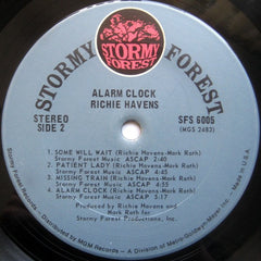 Richie Havens Alarm Clock Stormy Forest LP, Album Very Good Plus (VG+) Very Good Plus (VG+)
