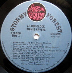 Richie Havens Alarm Clock Stormy Forest LP, Album Very Good Plus (VG+) Very Good Plus (VG+)