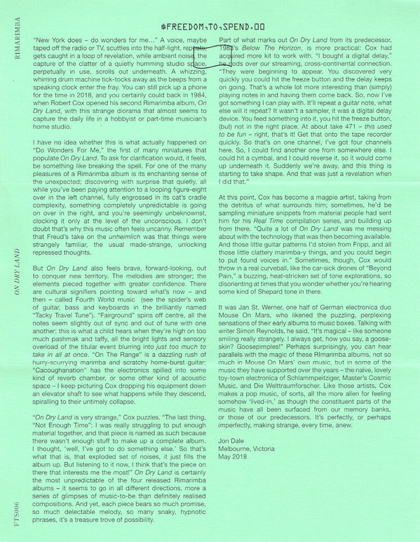 On Dry Land | Mint (M) Mint (M) - EXPERIMENTAL