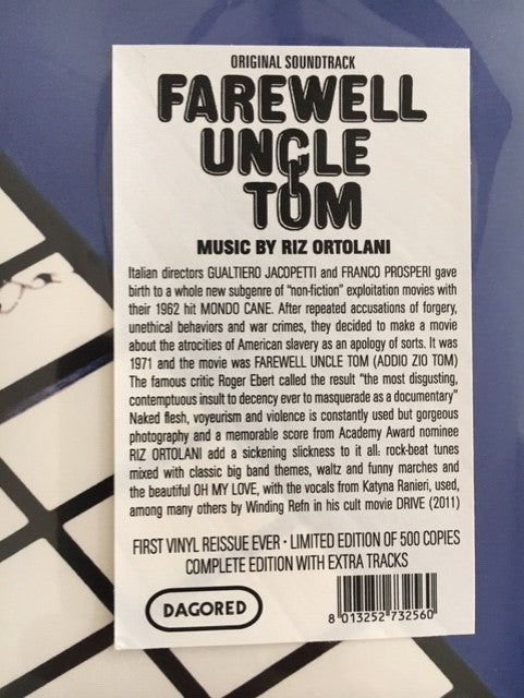 Farewell Uncle Tom | Mint (M) Mint (M) - SOUNDTRACK