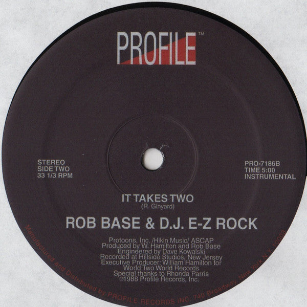 It Takes Two | Mint (M) Generic - HIP HOP/RAP *NEW*