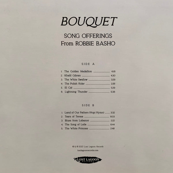 Bouquet - Song Offerings From Robbie Basho | Mint (M) Mint (M) - FOLK