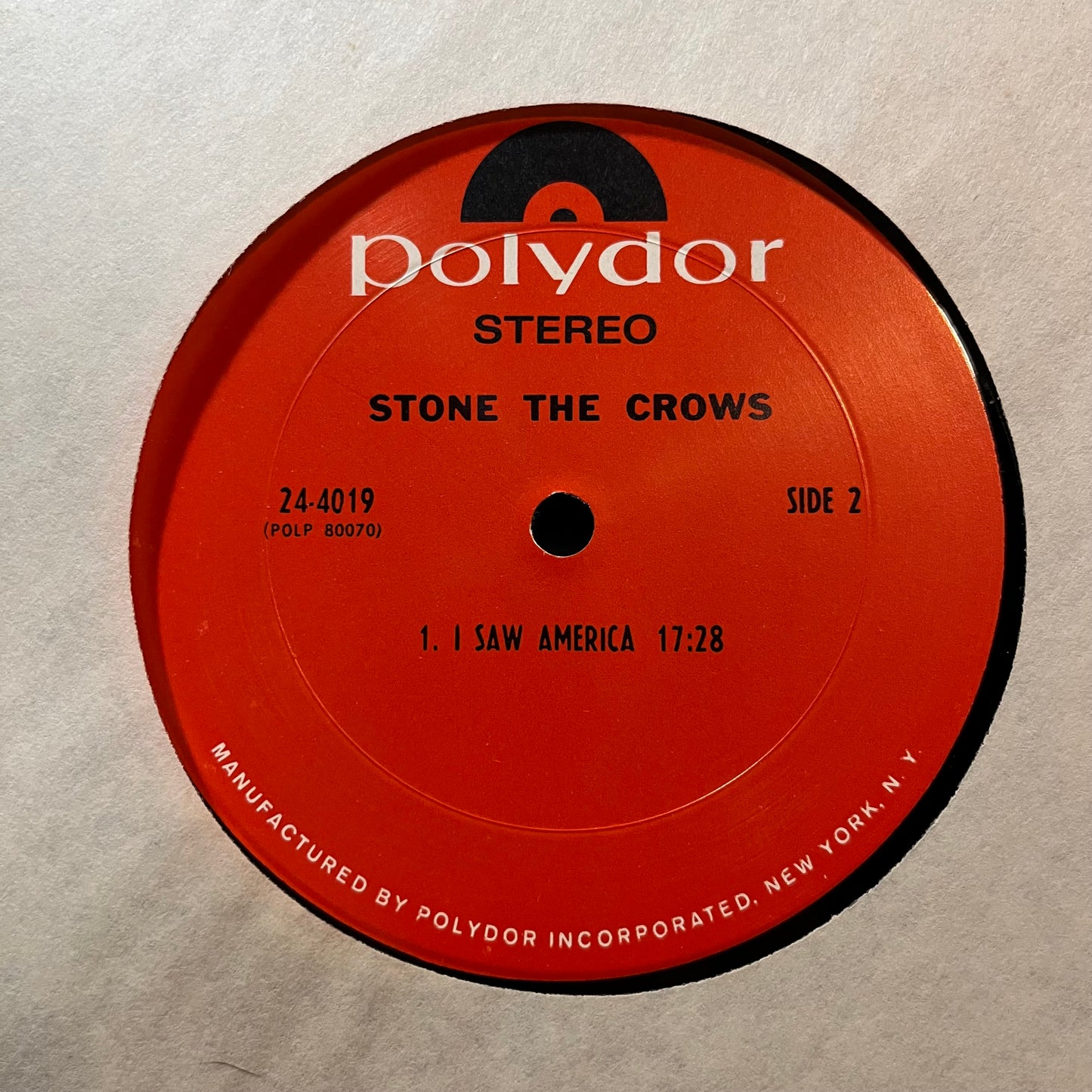 Stone The Crows - Stone The Crows (VINYL LP POLYDOR 24-4019 1970) | Near Mint (NM or M-) Very Good Plus (VG+) - ROCK/BLUES / USED *NEAR MINT*