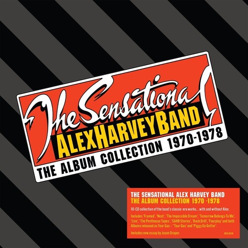 Sensational Alex Harvey Band - (PRESALE 11/27/26) Album Collection 1970-1978 - Deluxe 10CD Boxset (DLX IMPORT CD) | NEW - ROCK/CLASSIC *NEW*