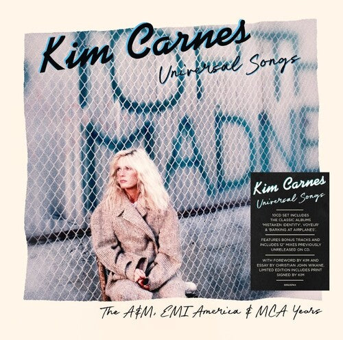Kim Carnes - (PRESALE 11/20/26) Universal Songs: The A&M, EMI America & MCA Years - Autographed Deluxe 10CD Boxset (DLX IMPORT 10xCD) | NEW - ROCK/CLASSIC *NEW*
