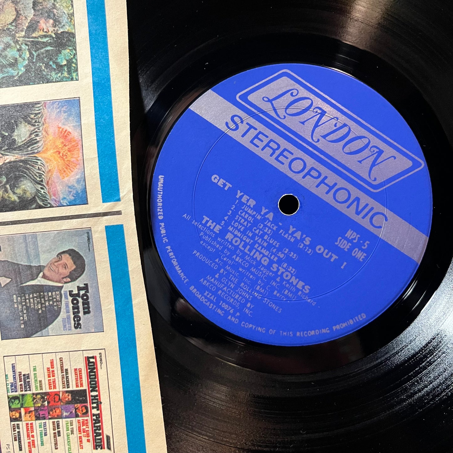 The Rolling Stones - Get Yer Ya-Ya's Out! - The Rolling Stones In Concert (VINYL LP LONDON NPS-5 1970) | Excellent+ (EX+) Very Good Plus (VG+) - ROCK/CLASSIC / USED *EXCELLENT+*