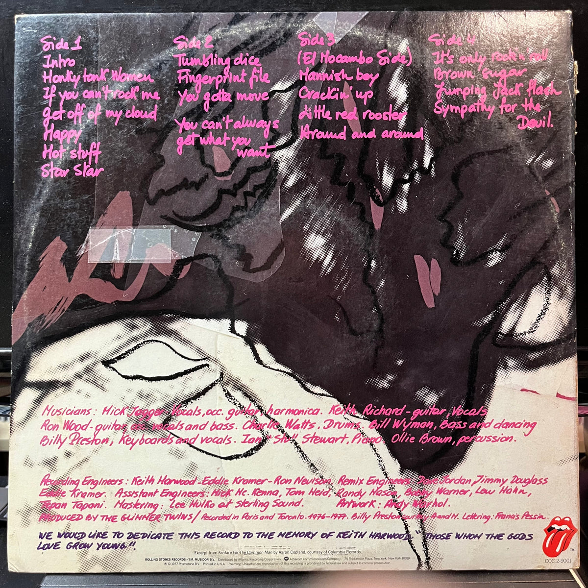 The Rolling Stones - Love You Live (VINYL 2xLP ROLLING STONES COC 2-9001 1977) | Near Mint (NM or M-) Very Good Plus (VG+) - ROCK/CLASSIC / USED *NEAR MINT*