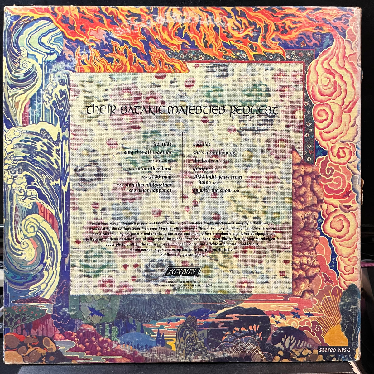 The Rolling Stones - Their Satanic Majesties Request (VINYL LP LONDON NPS-2 1967) | Very Good Plus Plus (VG++) Very Good Plus Plus (VG++) - ROCK/CLASSIC / USED *VERY GOOD++*