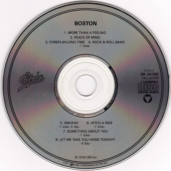Boston (CD) | Mint (M) Excellent (EX) - ROCK / NEW *BRAND NEW SEALED - CRACK IN CASE FRONT*