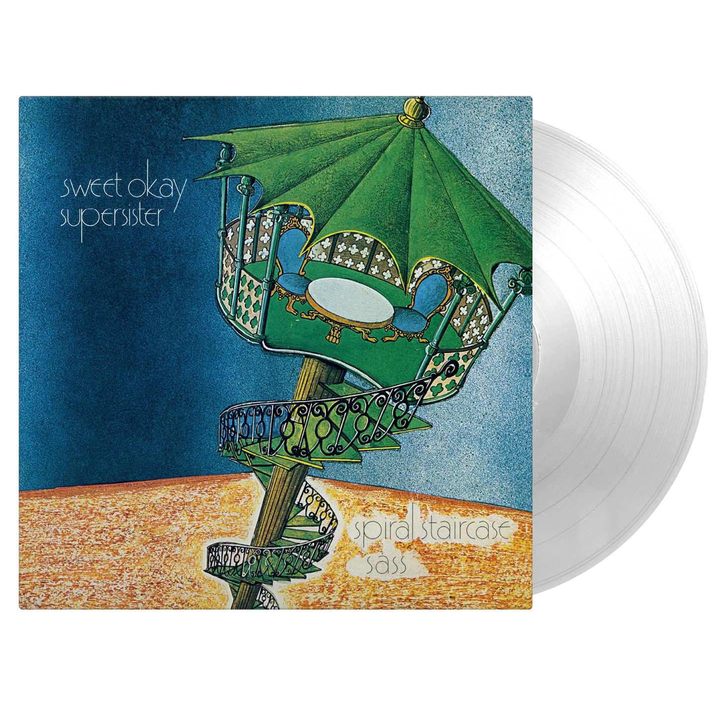 Spiral Staircase Sass (MOV | PRE-ORDER: 03/07/2025 / CRYSTAL CLEAR VINYL) | Mint (M) Mint (M) - ROCK *NEW/CLEAR*