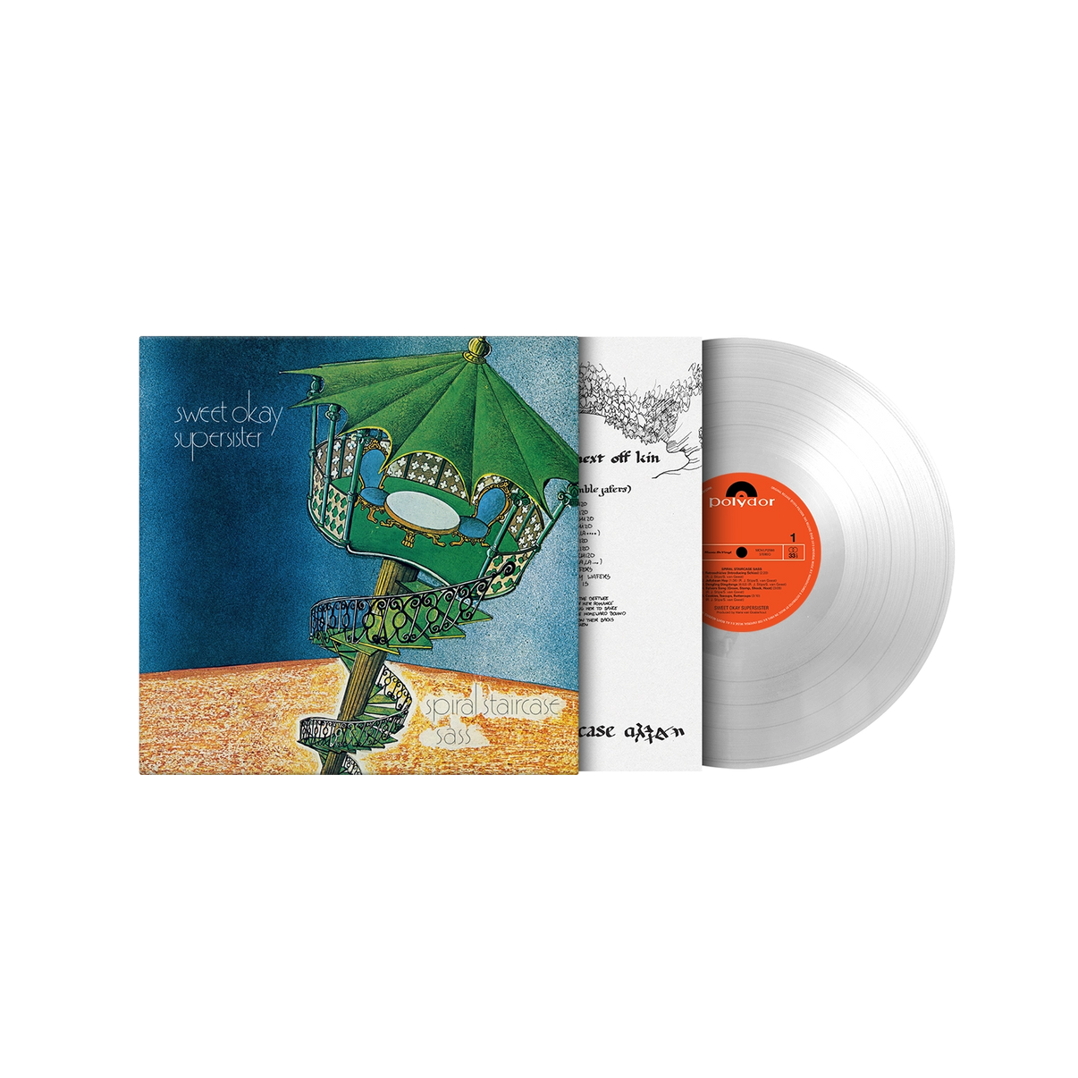 Spiral Staircase Sass (MOV | PRE-ORDER: 03/07/2025 / CRYSTAL CLEAR VINYL) | Mint (M) Mint (M) - ROCK *NEW/CLEAR*
