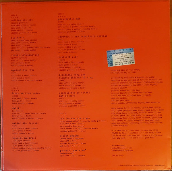"Ring Spiel" Tour '95 (COLOR 2xVINYL) | Mint (M) Mint (M) - ROCK *NEW/COLOR*