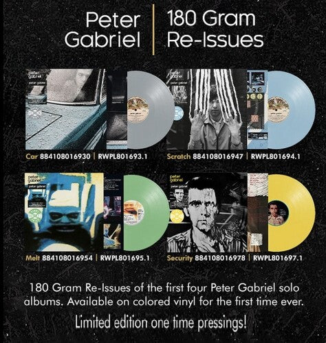 Peter Gabriel 2: Scratch (BLUE VINYL) | Mint (M) Mint (M) - POP *SEALED/COLOR*