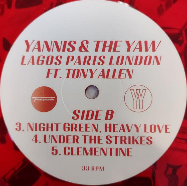 Yannis & The Yaw - Lagos Paris London (IEX: RED VINYL) | Mint (M) Mint (M) - WORLD *NEW/COLOR*