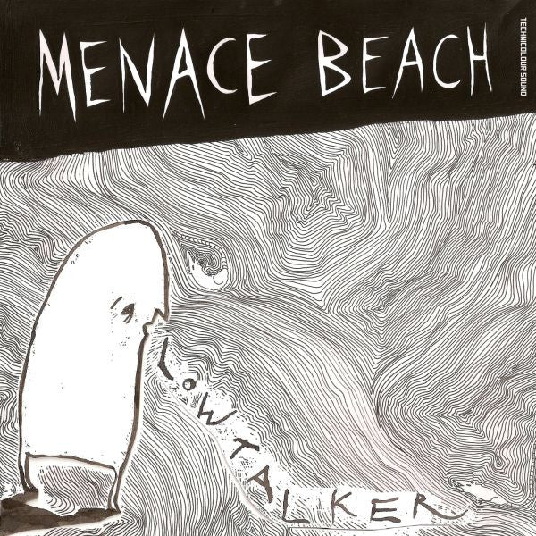 Menace Beach - Tennis Court / Lowtalkin' - 7" (CLEAR VINYL) (Vinyl) | - ROCK *NEW*