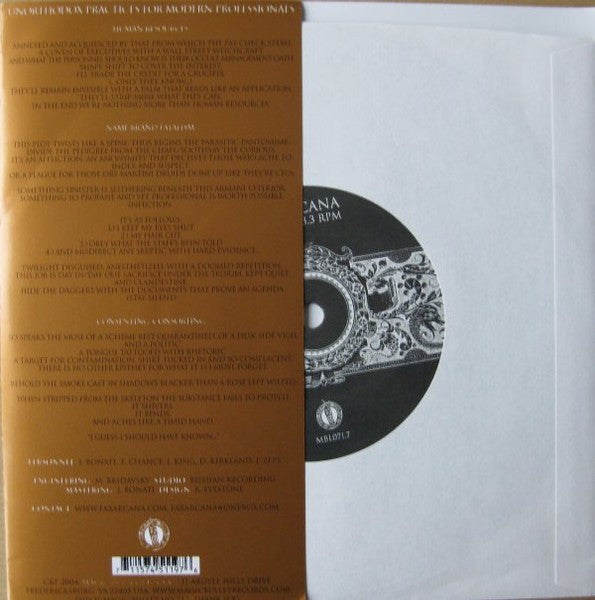 Unorthodox Practices For Modern Professionals (VINYL 7") | Mint (M) Near Mint (NM) - ROCK *NEW*