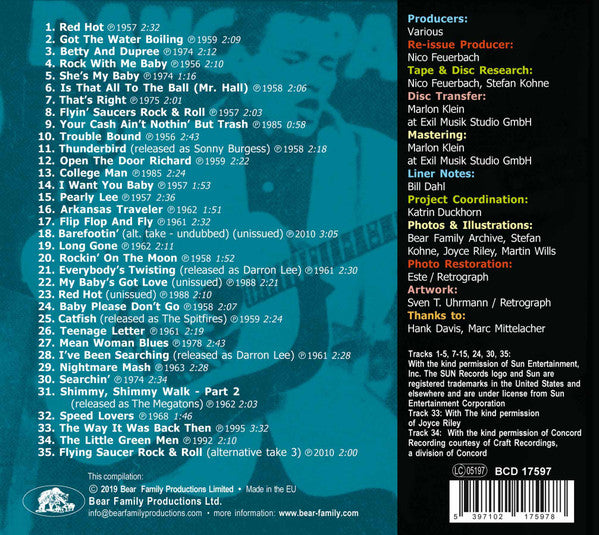 Billy Lee Riley - Rocks (CD) | - ROCK *NEW*