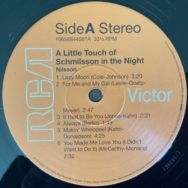 A Little Touch Of Schmilsson In The Night (VMP VINYL) | Mint (M) Mint (M) - ROCK *NEW*