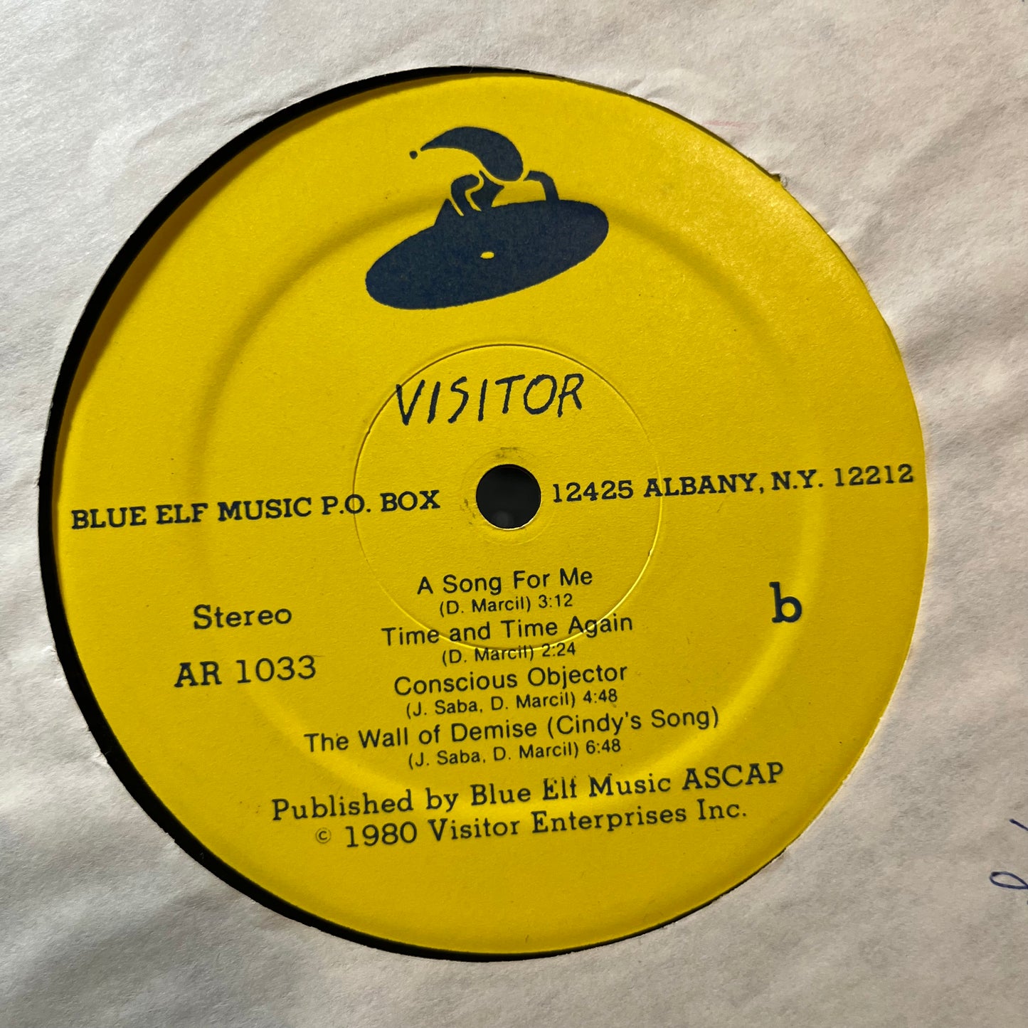 Visitor - Visitor (VINYL LP BLUE ELF AR 1033 1980) | USED - ROCK/PROG / USED *VERY GOOD*