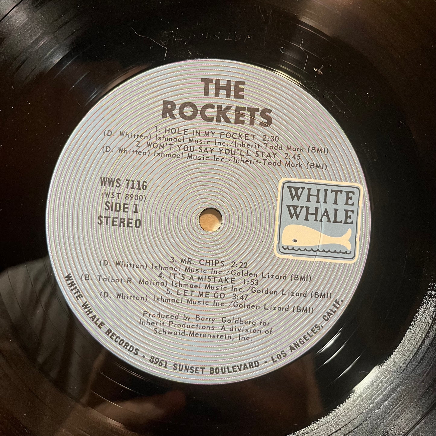 The Rockets - The Rockets (VINYL LP WHITE WHALE WWS 7116 1968) | Near Mint (NM or M-) Very Good (VG) - ROCK/PSYCH / USED *NEAR MINT*
