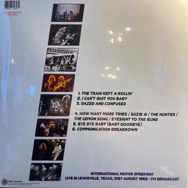 International Motor Speedway, Live In Lewisville, Texas, 31st August 1969 - FM Broadcast (PINK VINYL) | Mint (M) Mint (M) - ROCK *SEALED/COLOR*