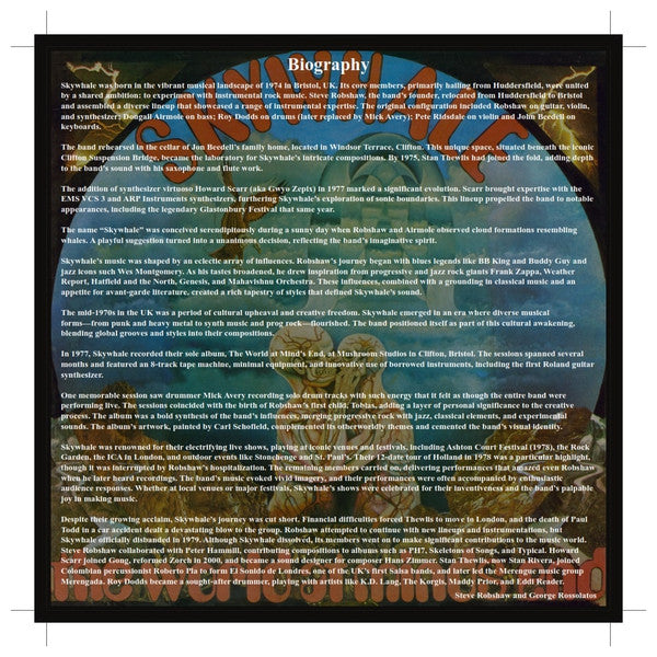 The World At Minds End (COLOR VINYL) | Mint (M) Mint (M) - ROCK *SEALED/COLOR*