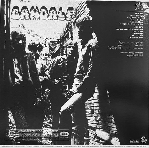 Gandalf (CLEAR VINYL) | Mint (M) Mint (M) - ROCK *SEALED/COLOR*