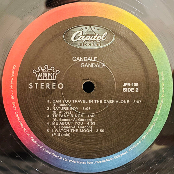 Gandalf (CLEAR VINYL) | Mint (M) Mint (M) - ROCK *SEALED/COLOR*