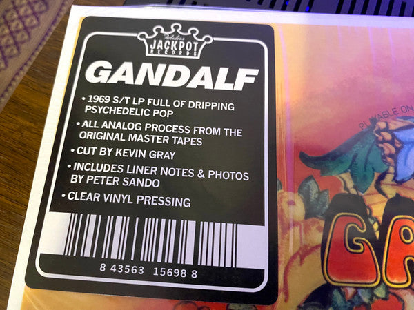 Gandalf (CLEAR VINYL) | Mint (M) Mint (M) - ROCK *SEALED/COLOR*