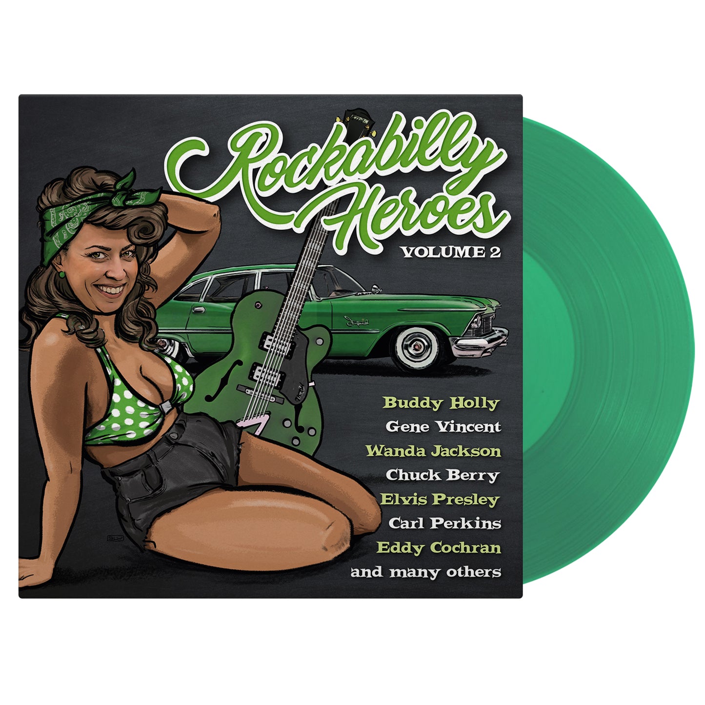 ROCKABILLY HEROES VOL. 2 (RSD 2025 TRANSPARENT GREEN VINYL/180G) | Mint (M) Mint (M) - ROCK *SEALED/COLOR*